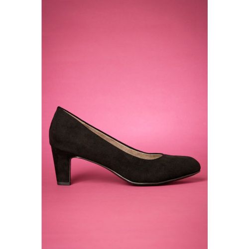 Sally Suedine Pumps en Noir - tamaris - Modalova