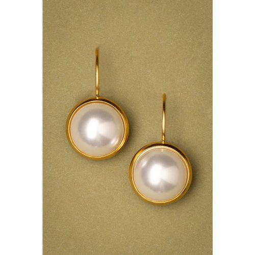 Boucles d'Oreilles Dot Pearl Années 60 en Ivoire - Urban Hippies - Modalova