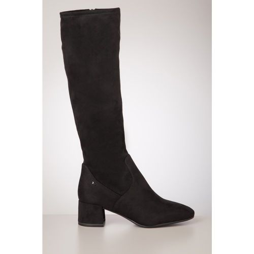 Bottes Lizzy en simili-daim noir - tamaris - Modalova