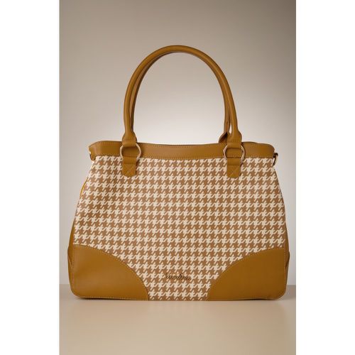 Sac à motif pied-de-poule Everyday en ocre brun - Vixen - Modalova