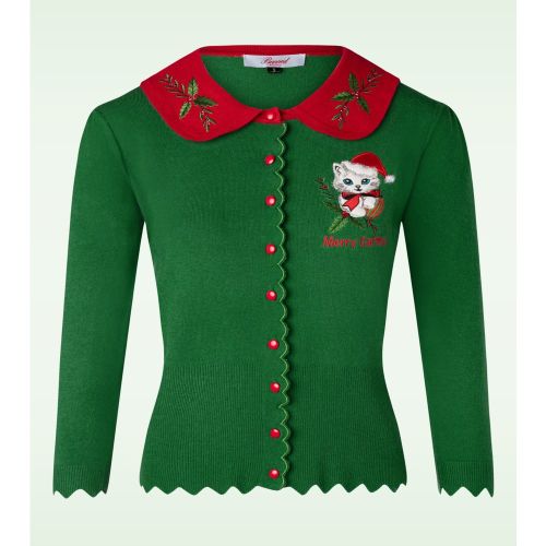 Merry Catmus Cardigan Années 50 en - Banned Retro - Modalova