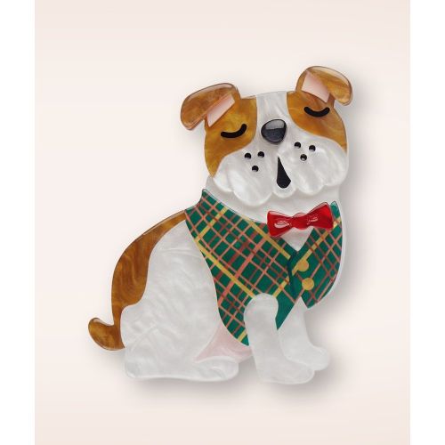 Broche Barney the British Bulldog - erstwilder - Modalova