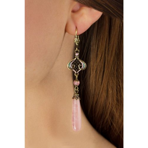 Boucles d'oreilles Quart en clair - lovely - Modalova