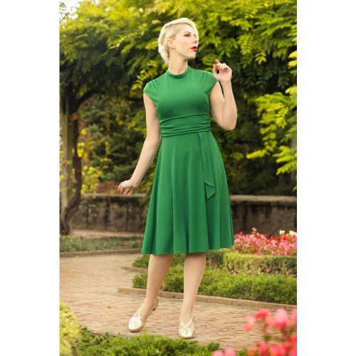 Robe Mitzy en vert - topvintage boutique collection - Modalova