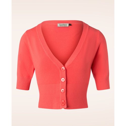 Overload Cardigan Années 50 en Coraille - Banned Retro - Modalova