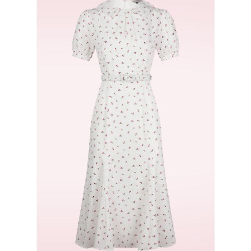 Robe évasée motif cerises Lucille Cherry en - Banned Retro - Modalova