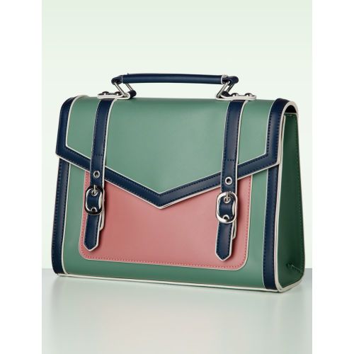 Sac messager Mirabelle en menthe turquoise - Banned Retro - Modalova