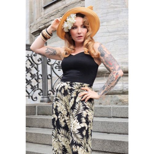 Haut uni Maisie en noir - Banned Retro - Modalova