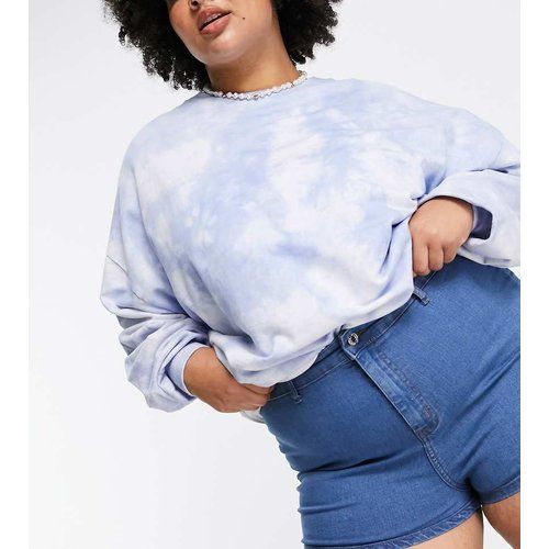 Charlotte - Short en jean à taille haute style disco - moyen - Don't Think Twice Plus - Modalova