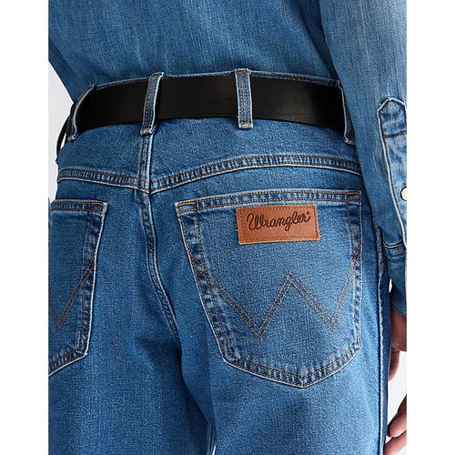 Big Buckle Leather Belt Taille 95 - Wrangler - Modalova