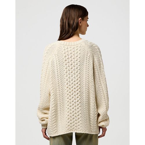 Relaxed V Neck Cable Knit Taille M - Wrangler - Modalova