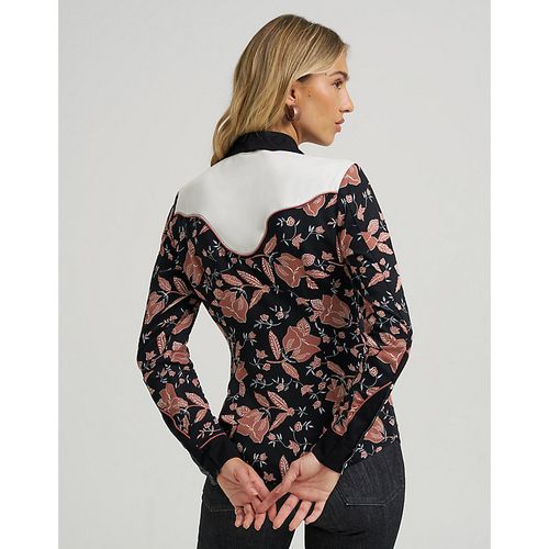 X Lainey Wilson Floral Western Shirt Taille S - Wrangler - Modalova