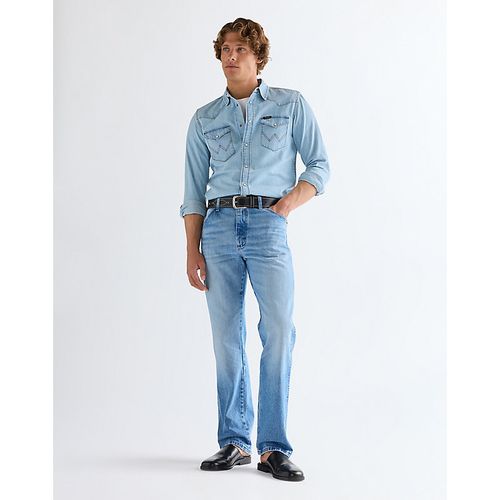 Western Stitch Leather Belt Taille 105 - Wrangler - Modalova