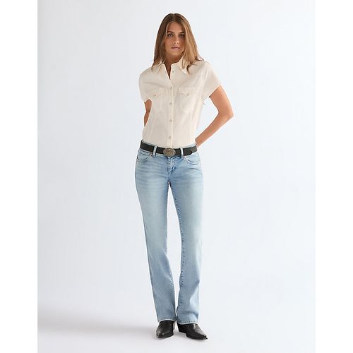 Big Buckle Leather Belt Taille 95 - Wrangler - Modalova