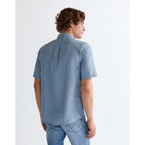 Regular Short Sleeve Chambray Shirt Taille S - Wrangler - Modalova