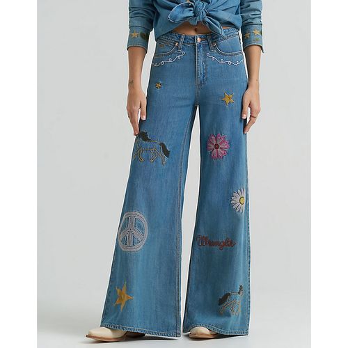 Lainey Wilson x Emb Wide Leg Jean Taille 28 - Wrangler - Modalova