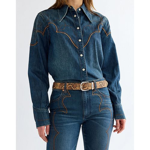 Snake Leather Belt Taille 95 - Wrangler - Modalova