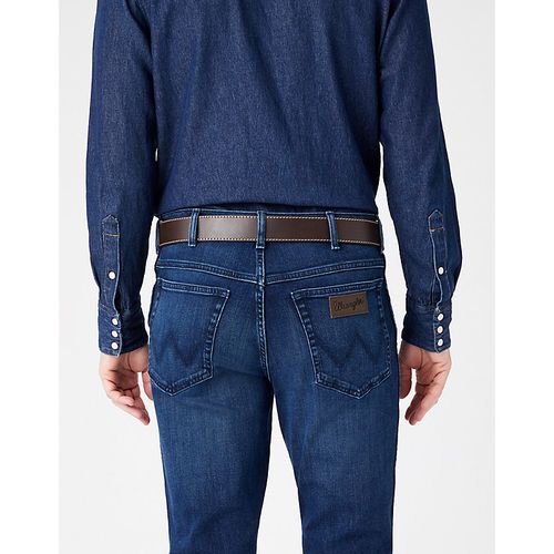 Stitched Leather Belt Taille 95 - Wrangler - Modalova