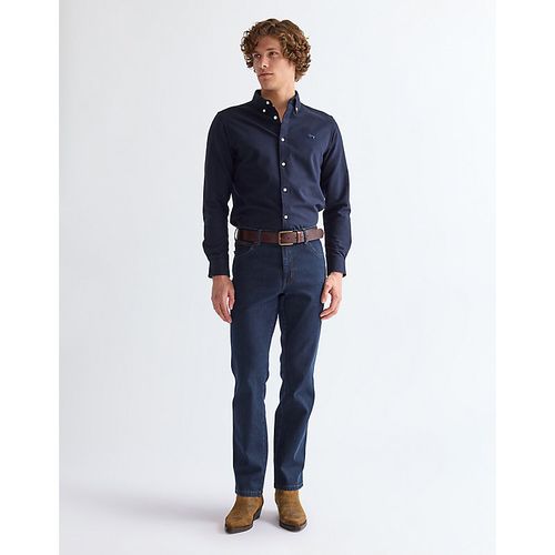 Structured Leather Belt Taille 95 - Wrangler - Modalova