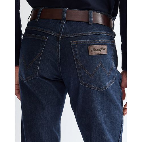 Structured Leather Belt Taille 95 - Wrangler - Modalova