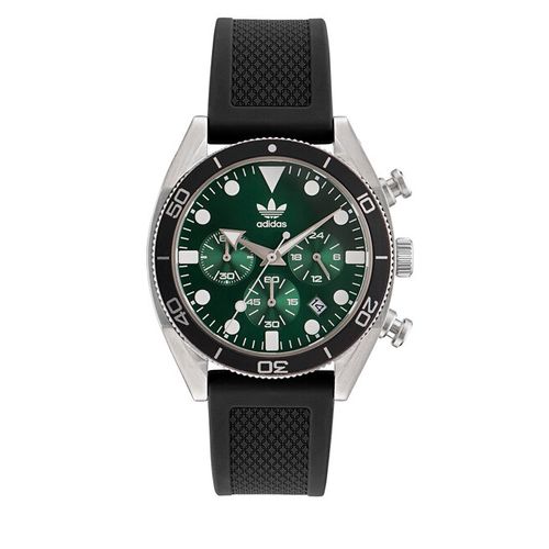 Montre adidas Originals Edition Two Chrono Watch AOFH23005 Silver - Chaussures.fr - Modalova