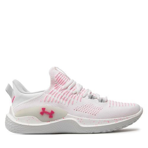 Chaussures Under Armour Ua W Flow Dynamic Intlknt 3027176-102 White/Halo Gray/Astro Pink - Chaussures.fr - Modalova