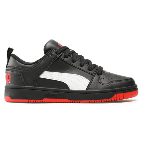 Sneakers Puma Rebound Layup Lo Sl Jr 370490 13 Black/White/High Risk Red - Chaussures.fr - Modalova