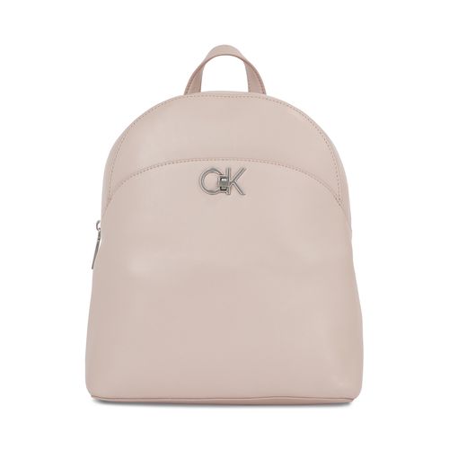 Sac à dos Calvin Klein Re-Lock Domed Backpack K60K611074 Gris - Chaussures.fr - Modalova