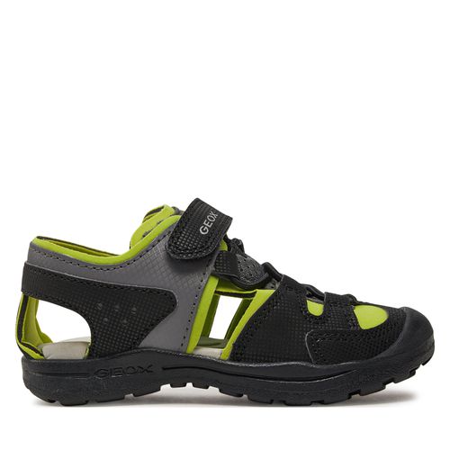Sandales Geox J Vaniett Boy J455XA 015CE C0802 M Black/Lime - Chaussures.fr - Modalova