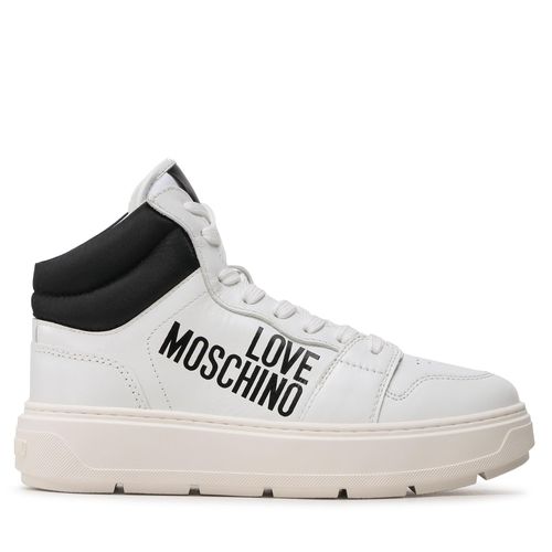Sneakers LOVE MOSCHINO JA15284G1GIAC10A Bianco/Nero - Chaussures.fr - Modalova