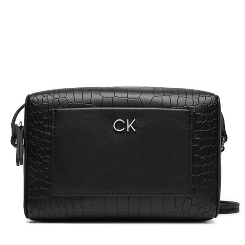 Sac à main Calvin Klein Ck Daily Camera Bag_Croco K60K612140 Noir - Chaussures.fr - Modalova