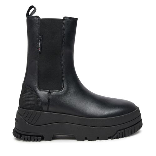 Bottines Chelsea Tommy Jeans Tjw Chelsea Flatform Boot EN0EN02597 Noir - Chaussures.fr - Modalova