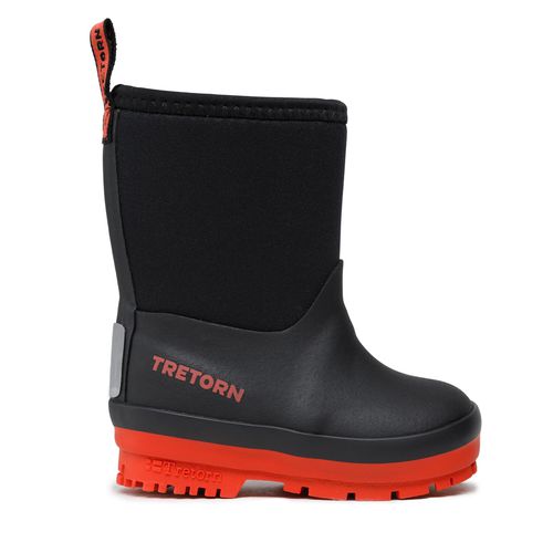 Bottes de pluie Tretorn Kulig Neoprene 47329417 Black/Burnt Orange - Chaussures.fr - Modalova