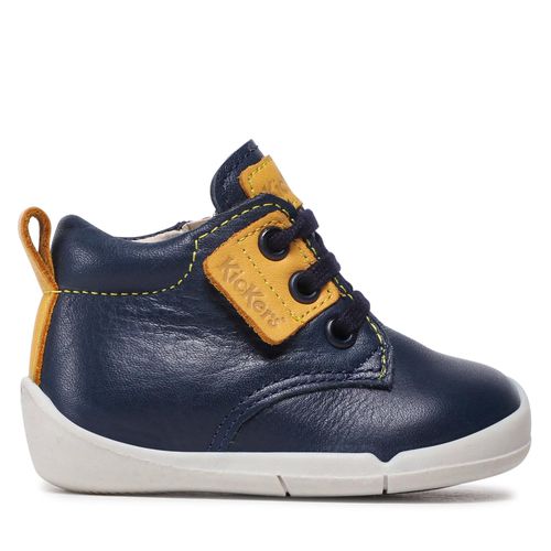 Boots Kickers Wazzap 858400-10 Bleu marine - Chaussures.fr - Modalova