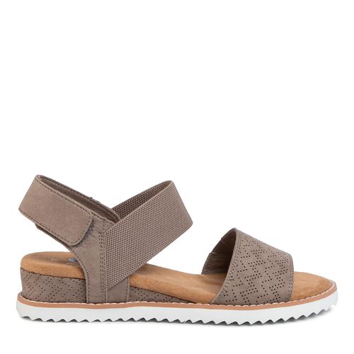 Sandales Skechers BOBS Desert Kiss 31440/TPE Taupe - Chaussures.fr - Modalova