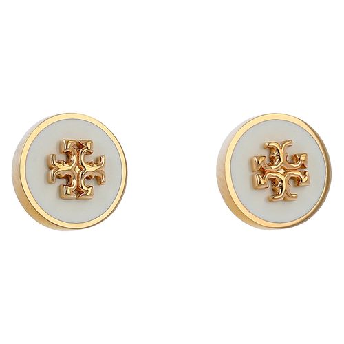 Boucles d'oreilles Tory Burch Kira 90547 Tory Gold / New Ivory - Chaussures.fr - Modalova