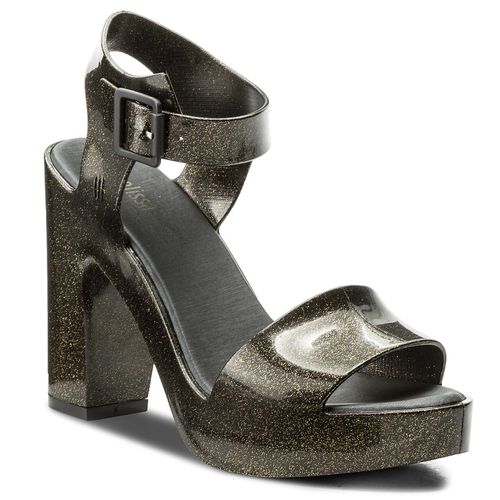 Sandales Melissa Mar Heel Ad 31951 Glitter Black 03814 - Chaussures.fr - Modalova