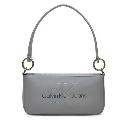 Sac à main Calvin Klein Jeans Sculpted Shoulder Pouch25 Mono K60K610679 Écru - Chaussures.fr - Modalova