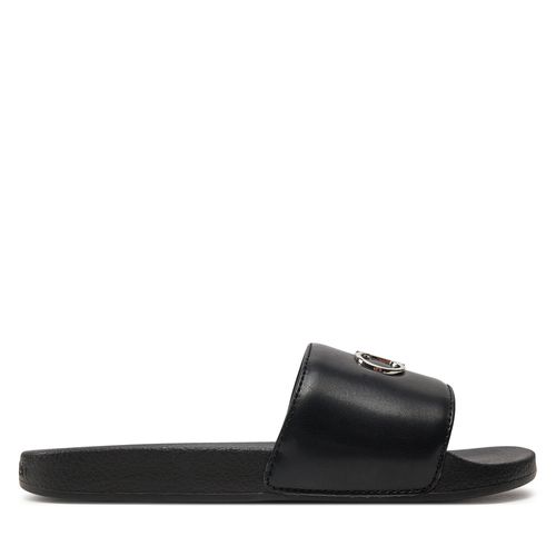 Mules / sandales de bain Calvin Klein Pool Slide W/Hw HW0HW01509 Black/Silver 0GS - Chaussures.fr - Modalova