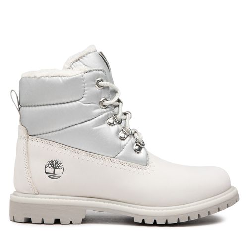 Bottes de randonnée Timberland 6'' Prem Puffer Bt Wp TB0A44WJ143 White Nubuck Silver - Chaussures.fr - Modalova