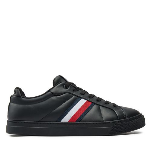 Sneakers Tommy Hilfiger Icon Court FM0FM05163 Noir - Chaussures.fr - Modalova