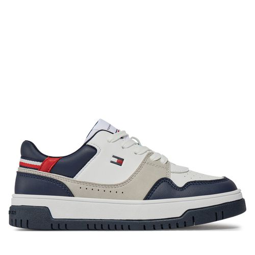 Sneakers Tommy Hilfiger Low Cut Lace-Up Sneaker T3X9-33368-1355 S Blanc - Chaussures.fr - Modalova