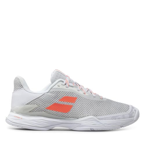 Chaussures Babolat Jet Tere All Court Women 31S22651 White/Living Coral 1063 - Chaussures.fr - Modalova