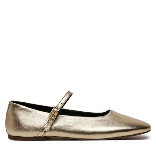 Ballerines Tommy Hilfiger Party Maryjane Ballerina Metal FW0FW08315 Or - Chaussures.fr - Modalova