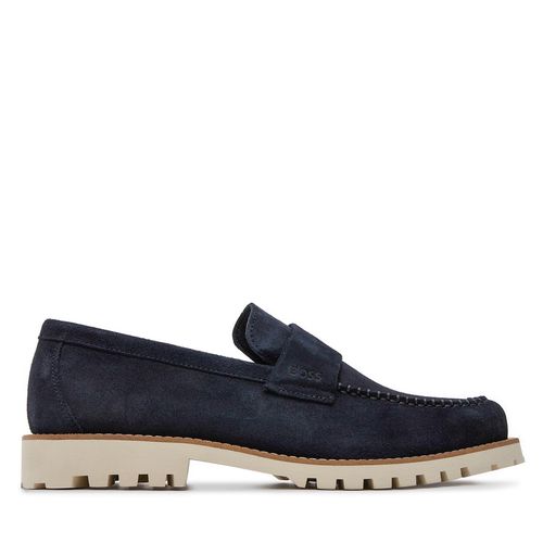 Loafers Boss Tirian Sd 50517143 Bleu marine - Chaussures.fr - Modalova