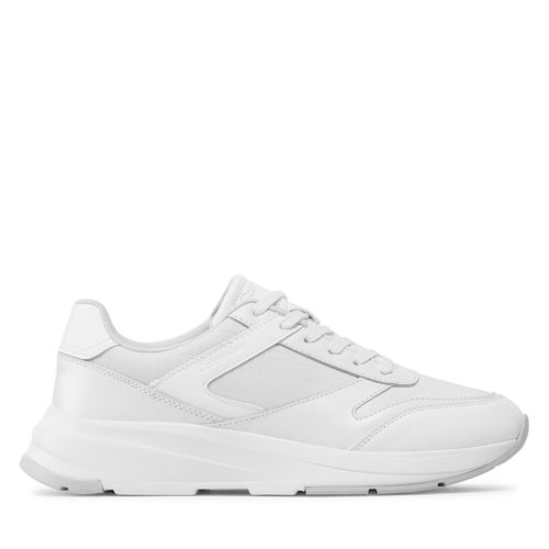 Sneakers Calvin Klein Low Top Lace Up Mix HM0HM00901 White/Light Grey - Chaussures.fr - Modalova