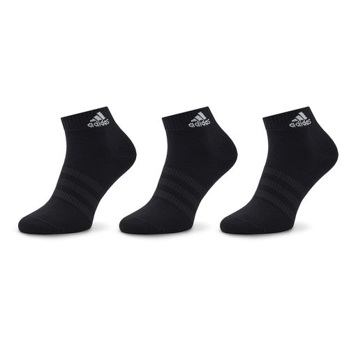 Lot de 3 paires de chaussettes basses unisexe adidas Thin and Light Ankle Socks 3 Pairs IC1282 black/white - Chaussures.fr - Modalova