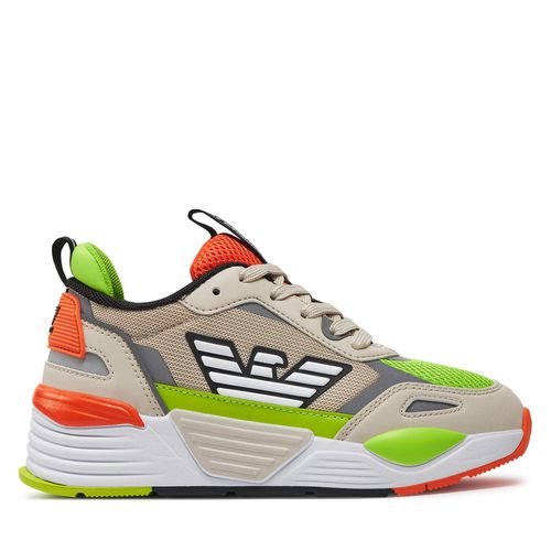 Sneakers EA7 Emporio Armani XSX108 XOT47 T516 Rainy D+Blk+Lime+Org - Chaussures.fr - Modalova