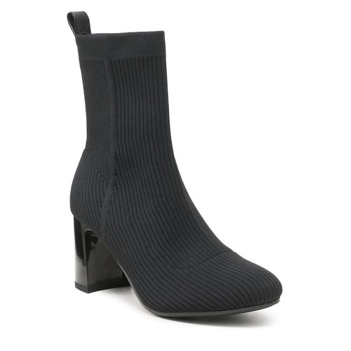 Bottines Tommy Hilfiger Feminine Essential Knit Boot FW0FW07405 Black BDS - Chaussures.fr - Modalova