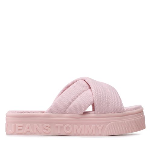 Mules / sandales de bain Tommy Jeans Fltfrm Sandal EN0EN02116 Misty Pink - Chaussures.fr - Modalova
